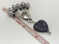 Primitive Heart Stitch Marker Set for Knitting, Gift for Knitter