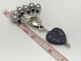Primitive Heart Stitch Marker Set for Knitting, Gift for Knitter