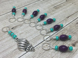 Conch Seashell Stitch Marker Set | SNAG FREE | Gift for Knitters