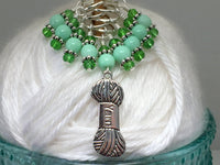 Yarn Charm Stitch Marker Set | Gifts for Knitters | Snag Free Knitting Markers | Sizes US3 to US17 | FREE US SHIPPING