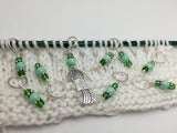 Yarn Charm Stitch Marker Set | Gifts for Knitters | Snag Free Knitting Markers | Sizes US3 to US17 | FREE US SHIPPING