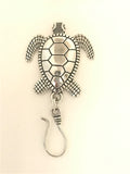 Silver Turtle Magnetic Portuguese Knitting Pin