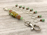Frog on a Log Stitch Marker Set, Snag Free, US3-US15