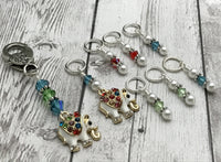 Elephant Stitch Marker Set for Knitting