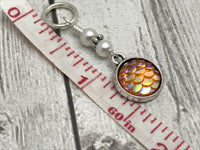 Mermaid Tail Stitch Markers for Knitting or Crochet, Gifts for Knitters, Snag Free