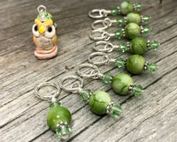 Owl Stitch Marker Set | Snagless | Bird Knitting Marker | Gifts for Knitters | US3-US17 |