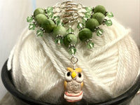 Owl Stitch Marker Set | Snagless | Bird Knitting Marker | Gifts for Knitters | US3-US17 |