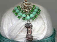 Yarn Charm Stitch Marker Set | Gifts for Knitters | Snag Free Knitting Markers | Sizes US3 to US17 | FREE US SHIPPING
