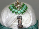 Yarn Charm Stitch Marker Set | Gifts for Knitters | Snag Free Knitting Markers | Sizes US3 to US17 | FREE US SHIPPING