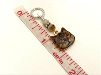 Cat Faces Stitch Marker Set | Knitting Gift | Snag Free | Sizes US3 to US17 | Add a Holder |