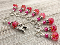 Chihuahua Stitch Marker Charm Set | Dog Gifts for Knitters