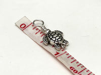 Tiny Turtle Stitch Markers on Snag Free Sterling Silver Filled Wire for Knitting | Gifts for Knitters | US3-US11 |