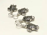 Tiny Turtle Stitch Markers on Snag Free Sterling Silver Filled Wire for Knitting | Gifts for Knitters | US3-US11 |