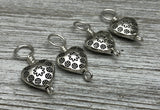 Tiny Hearts Stitch Markers on Snag Free Sterling Silver Filled Wire for Knitting | Gifts for Knitters | US3-US11 | Optional Holder Available