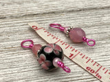 Floral Snag Free Stitch Marker Set for Knitting