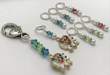 Elephant Stitch Marker Set for Knitting