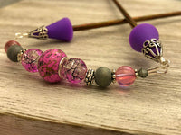 Knitting Needle Point Protector Jewelry | Stitch Holder | Gift for Knitters | Knitting Needle Jewelry | Stitch Saver | FREE US SHIPPING