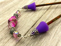 Knitting Needle Point Protector Jewelry | Stitch Holder | Gift for Knitters | Knitting Needle Jewelry | Stitch Saver | FREE US SHIPPING