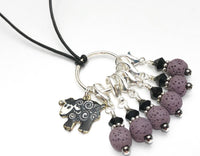 Black Sheep Stitch Marker Necklace | Gifts for Knitters | Removable Markers