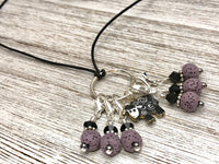 Black Sheep Stitch Marker Necklace | Gifts for Knitters | Removable Markers