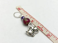 Cat Faces Stitch Marker Set | Knitting Gift | Snag Free | Sizes US3 to US17