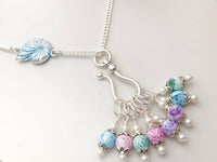 Seashell Stitch Marker Necklace, Gifts for Knitters