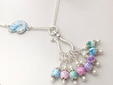 Seashell Stitch Marker Necklace, Gifts for Knitters