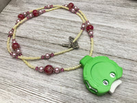 Beaded Row Counter Necklace, Counting Jewelry