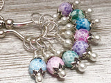 Seashell Stitch Marker Necklace, Gifts for Knitters