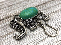 Magnetic Tribal Elephant Portuguese Knitting Pin | Gift for Knitters | Knitting Yarn Holder