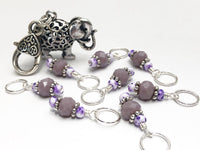 Elephant Stitch Marker Set for Knitting Set of 4-10