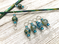 Double Duty Stitch Marker Set for Knitting, 2 Sizes in 1 Stitch Marker
