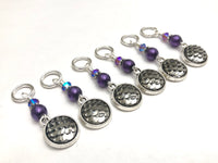 Mermaid Stitch Marker Charms for Knitting | Gifts for Knitters | US3-US17 | Snag Free Knitting Markers