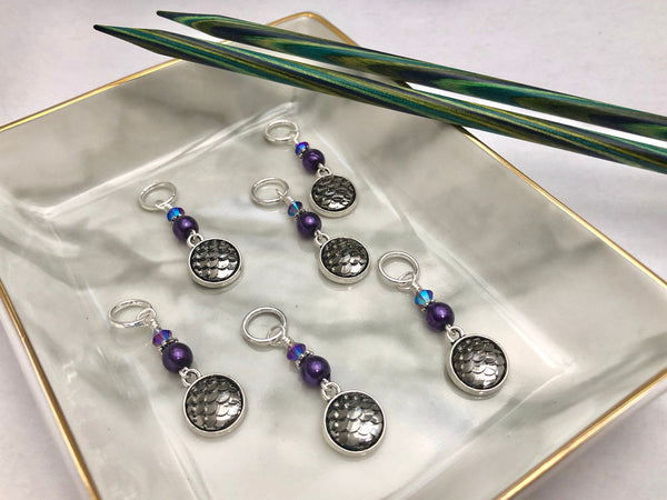 Mermaid Stitch Marker Charms for Knitting | Gifts for Knitters | US3-US17 | Snag Free Knitting Markers