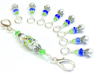 Snag Free Stitch Markers for Knitting with Project Bag Clip Holder