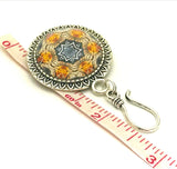 Amber Medallion Magnetic Portuguese Knitting Pin