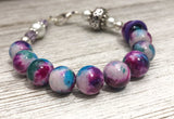 Mixed Jade Abacus Counting Bracelet | Row Counter