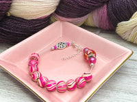 Candy Stripe Abacus Counting Bracelet | Row Counter