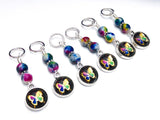Butterfly Stitch Markers For Knitting | Snag Free Ring Sizes for Needles US3 to US15 | Knitting Gift