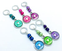 Owl Stitch Markers for Knitting | Snag Free Rings | Gifts for Knitters