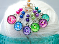 Owl Stitch Markers for Knitting | Snag Free Rings | Gifts for Knitters