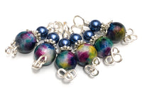 Celtic Rainbow Stitch Markers for Knitting, Gift for Knitters