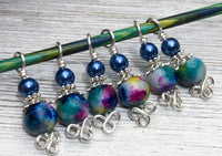 Celtic Rainbow Stitch Markers for Knitting, Gift for Knitters