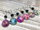 Mixed Hummingbird Stitch Markers for Knitting or Crochet