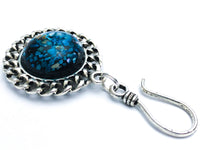 Blue Mosaic Magnetic Portuguese Knitting Pin