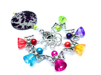 Gumdrop Angel Stitch Markers with Holder for Knitting