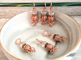 Celtic Copper Stitch Markers for Knitting, Gift for Knitters