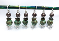 Celtic Knot Stitch Markers for Knitting, Gift for Knitters
