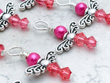 Butterfly Stitch Markers for Sock Knitters | Snag Free Ring US2-US7 | Free Shipping | Knitting Gift