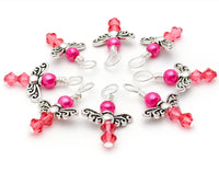 Butterfly Stitch Markers for Sock Knitters | Snag Free Ring US2-US7 | Free Shipping | Knitting Gift